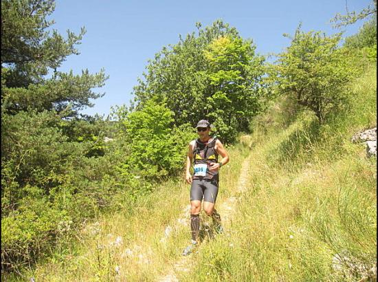 à  1km de l' arrivée  !