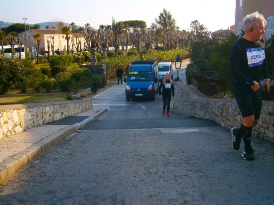 Et je suis depuis le 1km sur le parcours