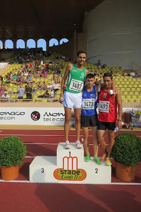 Les podiums des 1000 m !