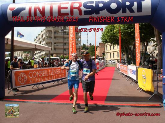 Trail de grasse juin 15 17km